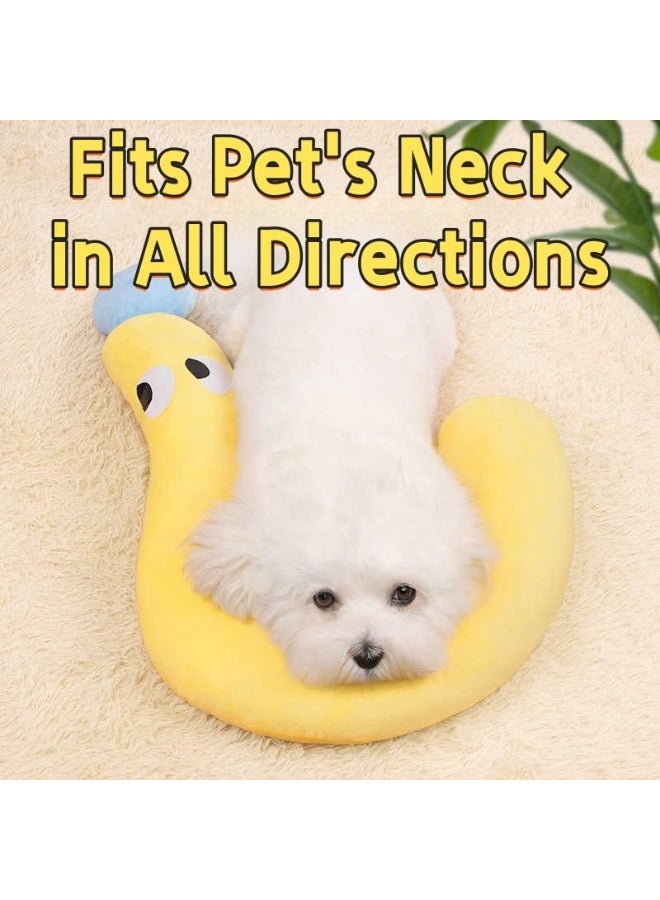 Cute Pet Pillow for Dogs and Cats, Universal Neck Support Cushion, Soft and Comfortable, Multi-Functional Washable Pillow for Small and Large Pets - Neck Pillow u0026 Cuddle Cushion - Image 4